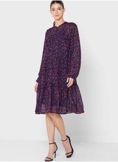 Buy Floral Print Shirt Dress in UAE