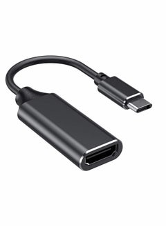 Buy USB C to HDMI Adapter 4K for Mac OS Type-C [Thunderbolt 3] Compatible with MacBook Pro 2019/2018/2017 Air Galaxy Dell XPS Pixelbook Microsoft and More (1 Pack) in Saudi Arabia