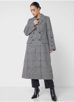 اشتري Button Detail Coat في الامارات