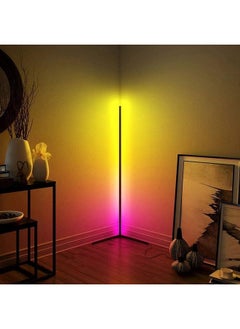 اشتري Remote Control LED Light Corner Lamp Multicolour في الامارات