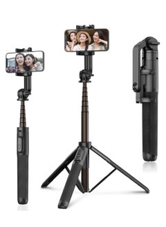 Buy K21 Integrated Tripod BT 4.0 Wireless Selfie Stick for Smart Phone Black in UAE