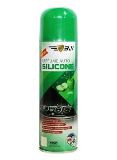 Buy Silicone Polish For Car DashBoard And Plastic Care And Cleaner With Scent Apple 220ml in UAE