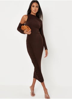 Buy Cut Out Ruched Dress in Saudi Arabia