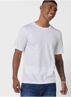 اشتري 3 Pack Essential Crew Neck T-Shirt في الامارات