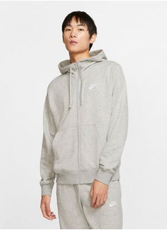 اشتري Sportswear Club Full Zip Fleece Hoodie في السعودية