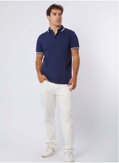 Buy Fancy Regular Fit Cotton Polo Shirt in Egypt