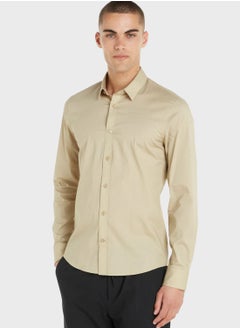 Buy Essential Poplin Slim Fit Shirt in Saudi Arabia