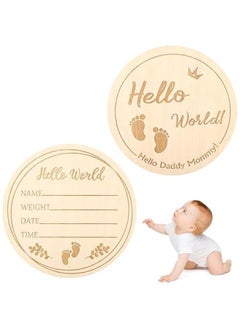 Buy Wooden Baby Birth Announcement Sign in Saudi Arabia