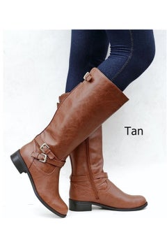 اشتري Fashion High Boots Brown في السعودية