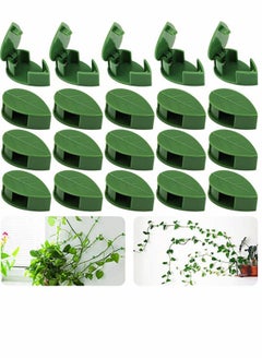 Buy 100PCS Garden Plant Climbing Wall Fixture Clips, Invisible Self-Adhesive Fixer Sticky Hook Plants Climbing Wall Support Clip for Supporting Stems Grow Upright, Vines Traction in UAE