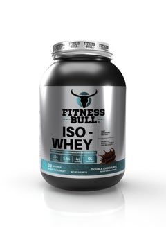 Buy ISO-Whey Double Chocolate Ultra Filtered Whey Protein Isolate and Hydrolysate Fast Absorbing Protein Promoted Muscle Growth and Recovery Dietary Supplement 29 Servings 907 g in UAE