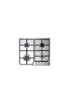 Buy ELBA GAS HOB 4 BURNERS ENAMEL 60 CM STAINLESS -natural gas-ENF60-444XD in Egypt