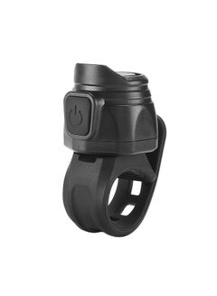Buy Bicycle Electric Bell 80dB Electric Bike Horn Bike Loud Alarm Bell Cycling Safety Accessory USB Rechargeable Bike Horn Black in UAE