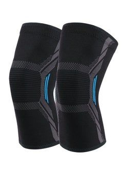 Buy 1 Pair Nylon Sports Knee Compression Sleeve, Best Knee Brace for Knee Pain for Men & Women, Knee Support for Running Basketball Weightlifting Gym Workout Pain Relief L in Saudi Arabia