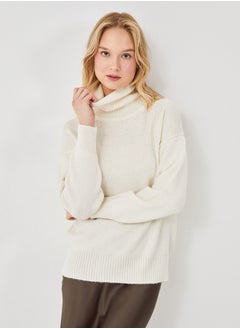 اشتري Turtleneck Women's Knitwear Sweater في مصر