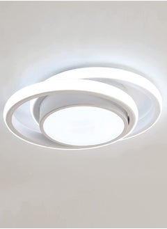 Buy LED Ceiling Light, Round Ceiling Lamp, Modern Ceiling Light Fixture for Hallway Bedroom Kitchen Living Room, Cool White 6000K in Saudi Arabia