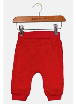 اشتري Toddlers Girl Plain Pull On Sherpa Pants, Red في الامارات