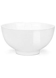 اشتري Ceramic Deep Soup Bowl - 20 Ounces Large Bowls for Kitchen - White Porcelain Bowls for Cereal, Salad, Rice, Pasta, Soup, Oatmeal, Ramen, Noodle في الامارات