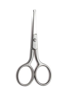 Buy LIVINGO Premium Manicure Rounded Tip Scissors Multi-purpose Stainless Steel Cuticle Pedicure Beauty Grooming Kit for Nail, Eyebrow, Eyelash, Dry Skin, Nose Hair 3.5 inch in UAE