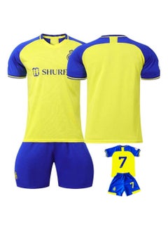 Buy Jersey Kids Uniform AL Nassr Saudi Arabia Player Version Jersey 2023 in UAE