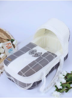 Buy Portable Baby Bed with Thick Padded Seat with High Quality Materials in UAE