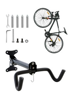 اشتري Adjustable Bicycle Wall Mount Hook MTB Road Bike Rack Wall Hanger Hooks Holder for Garage Indoor Bike Storage Repair Stand في الامارات