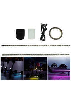 Buy Scooter LED Light Strip Waterproof Chassis Colorful Night Safe Cycling Bar Lamp Skateboard Decorative Night Light For Xiaomi Mijia M365 Electric Scooter Skateboard in UAE