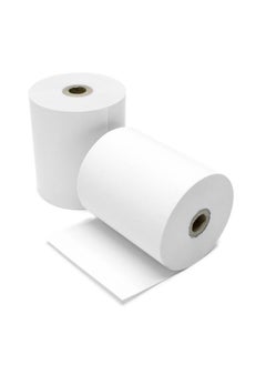 Buy Cash Machine POS Roll 76 X 65mm - White (box /100rolls) in UAE