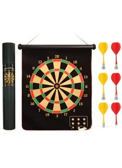 اشتري Dart Board Magnet Set for Kids & Adults Double-sided Dart Indoor Board with 6pcs Magnetic Darts في الامارات