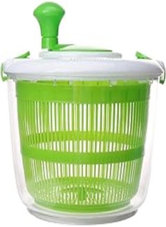 Buy Hemoton Vegetable and Salad Spinner Reusable Vegetable Dryer Lettuce Drainer Kitchen Washing Basket for Restaurant Home (Green) in Egypt