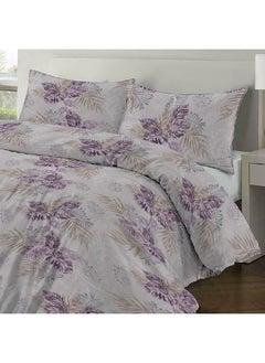 Buy Belle Single-Sized Duvet Cover Set, Lavender - 135x200 cm in UAE