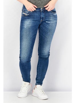 Buy Women Slandy Super Skinny Stretchable Denim Jeans, Blue in Saudi Arabia