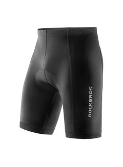 Buy Cycling Shorts With 4D Breathable Gel Pad Black - M in UAE