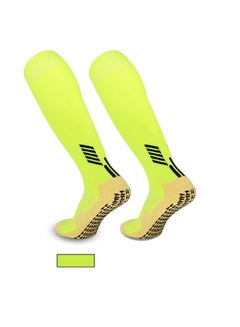 Buy Soccer socks, sports knee socks over the knee compression compression sports socks for men and women running training football thick thermal socks (one pair) in Saudi Arabia