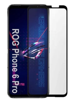 اشتري Asus ROG Phone 6 Pro Screen Protector, Tempered Glass [Full Adhesive][Full Coverage] [Bubble-Free] [Anti Scratch] HD Clear High Responsive for Asus ROG Phone 6 Pro 2022 في الامارات