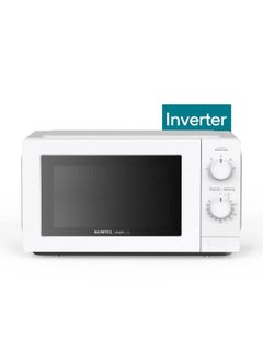 Buy HMIN-04 700W Inverter Microwave Oven - White | 20L, 5 Heat Settings, 24-Month Warranty in UAE