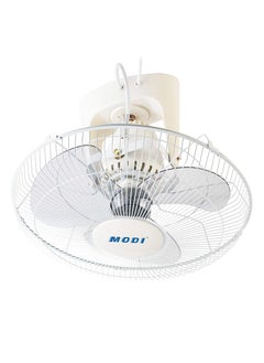 اشتري Orbit Fan,16-inch Ceiling Fan, White Cooling Fan with 3 Speed Choices,360 Degree Oscillating Fan for Home and Office. في الامارات