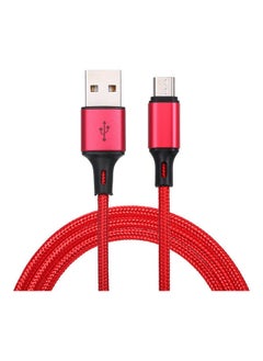 اشتري كابل شحن ونقل بيانات مايكرو USB أحمر في الامارات