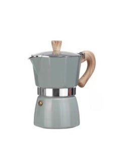 Buy Moka Pot, 3 Cup Stovetop Espresso Maker - 150ml Manual Cuban Coffee Percolator Machine Premium Aluminium Moka Italian Espresso Greca Coffee Maker Brewer Percolator ( lite green) in UAE