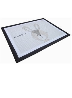 Buy Baby Playmats large Foam Crawling Pad Rabbit Design Cotton Soft Mat for Tummy Time in UAE