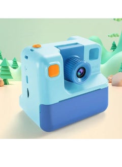 اشتري كاميرا طباعة فورية لكاميرا الأطفال مع ورق طباعة بطاقة TF 26 ميجابكسل وكاميرا 1080P 2.0 بوصة وشاشة IPS وكاميرا فورية للأطفال باللون الأزرق في الامارات