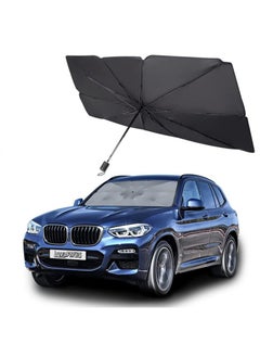 Buy Car Sun Shade Umbrella for Windshield Foldable Sunshades Umbrella for Car front Windshield Blocks UV Rays Heat，Sun Visor Protector Keep Vehicle Cool and Protects Auto Interior (145*79cm) in Saudi Arabia