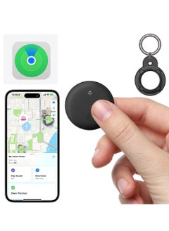 Buy XQOOPS Smart Tracker Item Finder for Apple Find My (iOS Only), Super MINI Size Key Finder Item Locator for Luggage,Wallet,Bicycle and More, IPX6 Waterproof Works Like Apple Airtag(Black-1 Pack) in Saudi Arabia