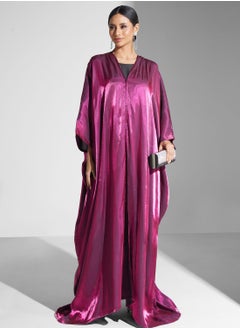 اشتري Shimmer Open Front Abaya في الامارات