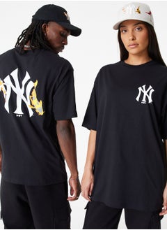 Buy New York Yankees Graphic Oversized T-Shirt in UAE