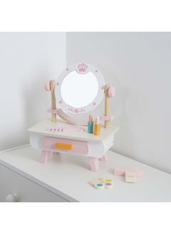 Buy Scarlet Kids Wooden Mini Dresser Set 29.5X18X36cm - Pink in UAE