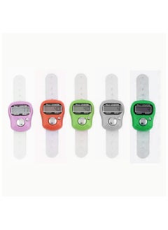 Buy 5 Pcs Electronic Tasbeeh Counter Tally Counter Finger Digital Tasbeeh Counter in UAE