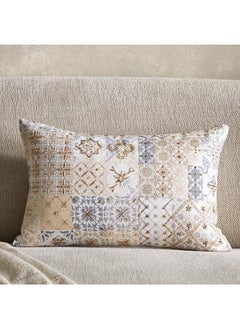 اشتري Petra Open View Embroidered Filled Cushion 50 x 30 cm في السعودية