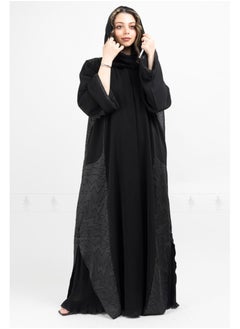 Buy Abaya AIK5008 Black in Saudi Arabia