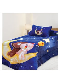 Buy Kids quilt set velvet 6 pieces size 180 x 240 cm Model 2056 from Family Bed in Egypt